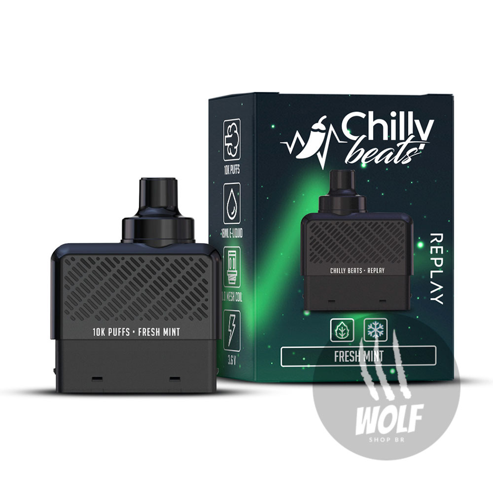 Cartucho - Chilly Beats Replay - 10K Puffs - Refil - Imagem 3