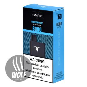Ignite V60 Blueberry Ice Pod Descartável 6000 Puffs