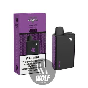 Ignite V40 Grape Ice Pod Descartável Recarregável