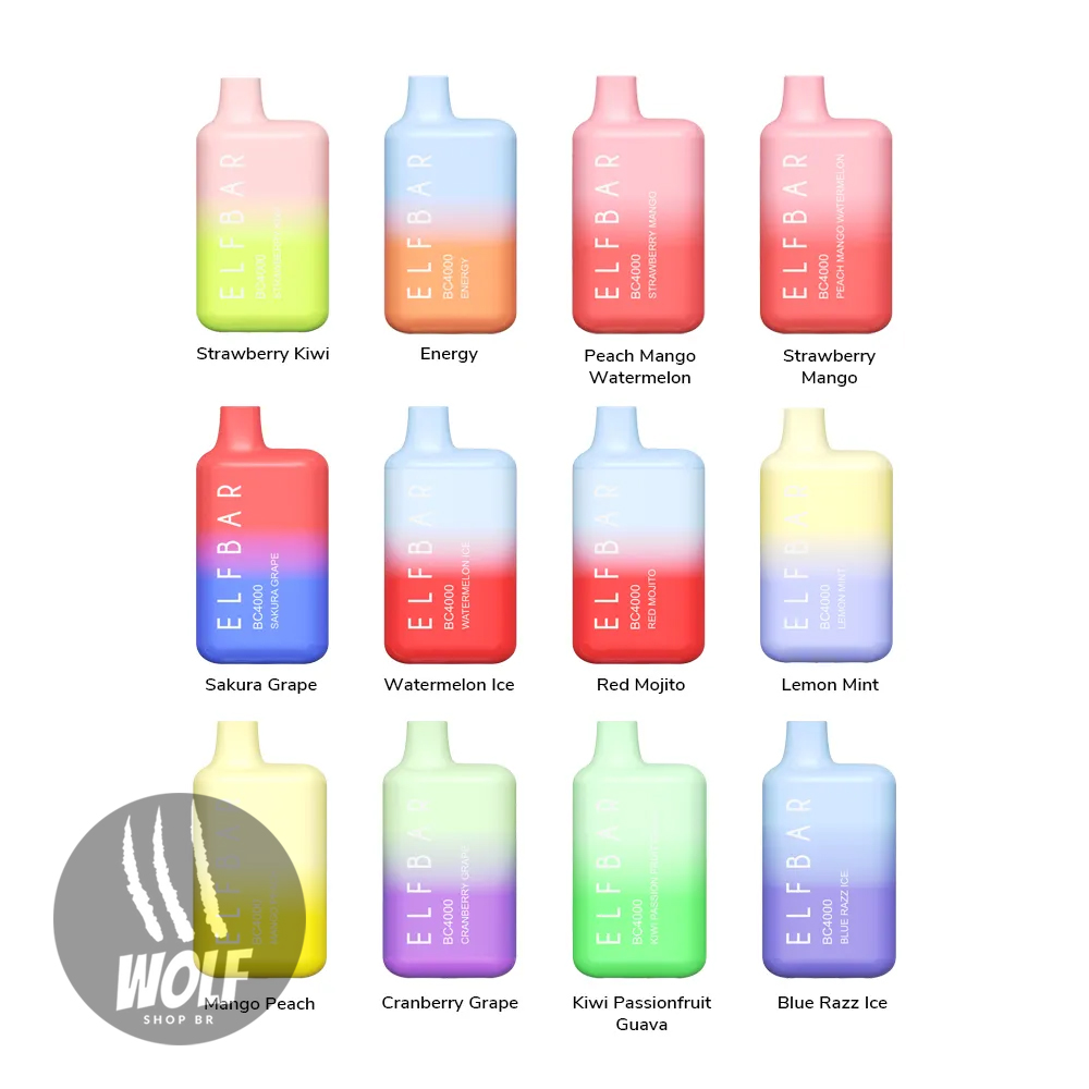 Elf Bar BC4000 - Pod Descartável - 4000 Puffs 650mah (Recarregável) - Imagem 2