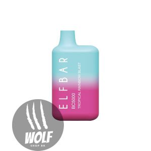 Elf Bar BC5000 Tropical Rainbow Blast Pod Descartável