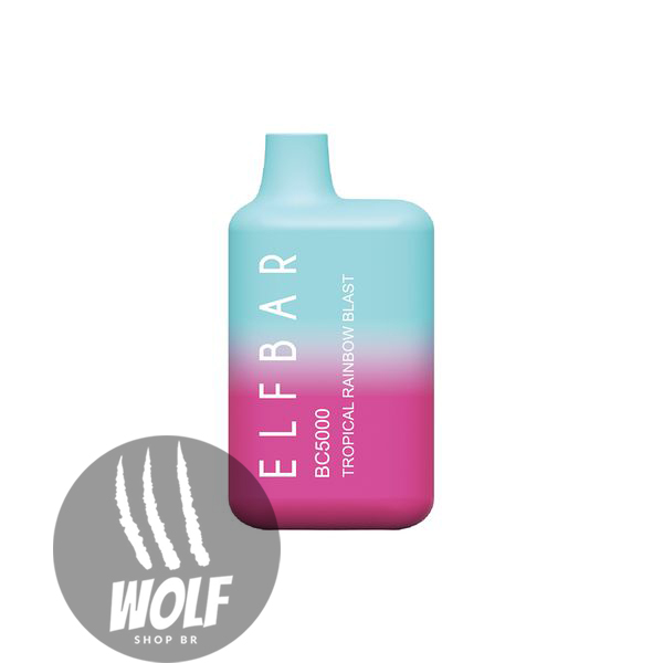 Elf Bar BC5000 Tropical Rainbow Blast Pod Descartável
