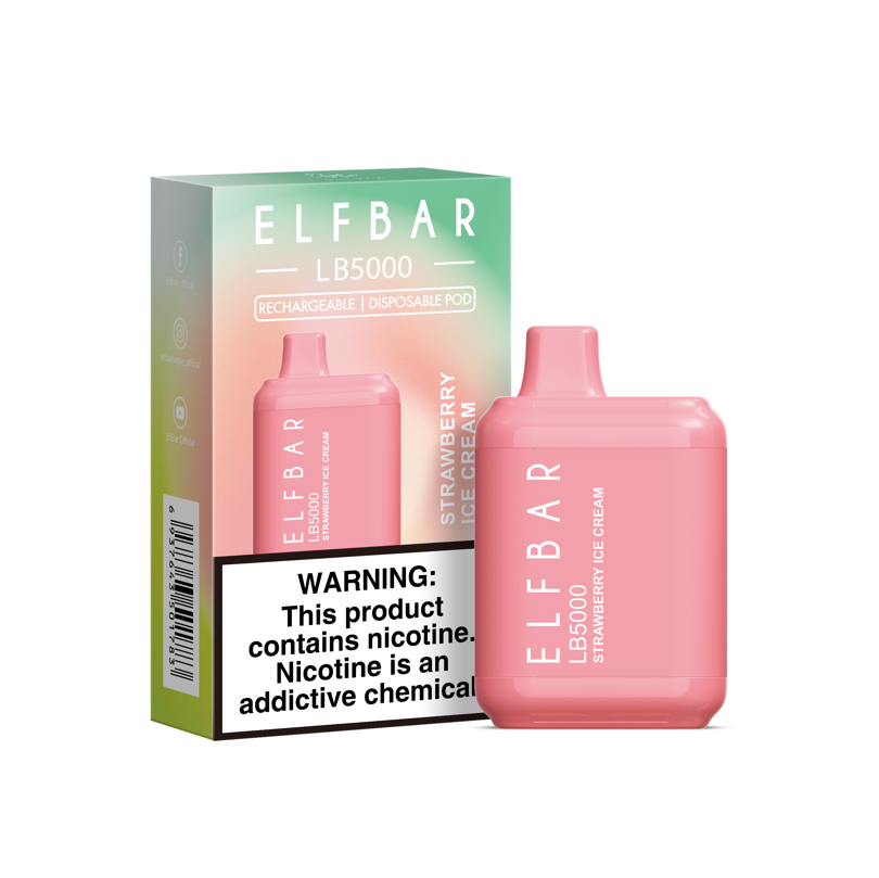 Elf Bar LB5000 - Pod Descartável - 5000 puffs 650mAh (Recarregável) - Imagem 4