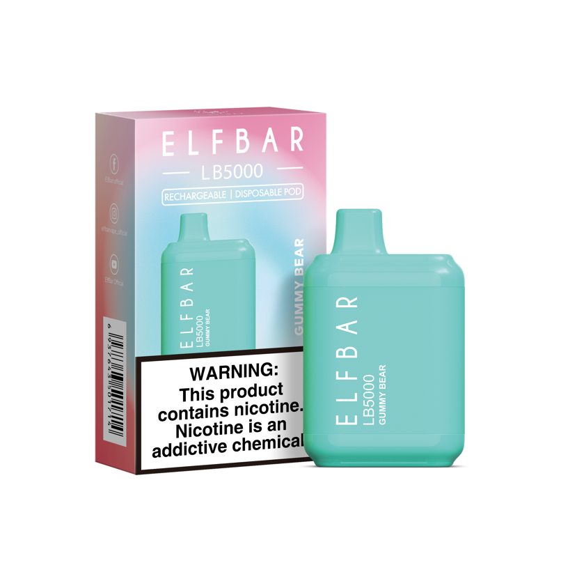 Elf Bar LB5000 - Pod Descartável - 5000 puffs 650mAh (Recarregável) - Imagem 5