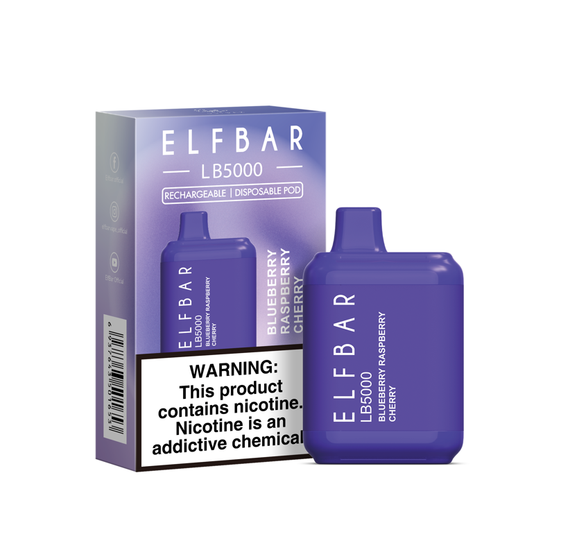 Elf Bar LB5000 - Pod Descartável - 5000 puffs 650mAh (Recarregável) - Imagem 6