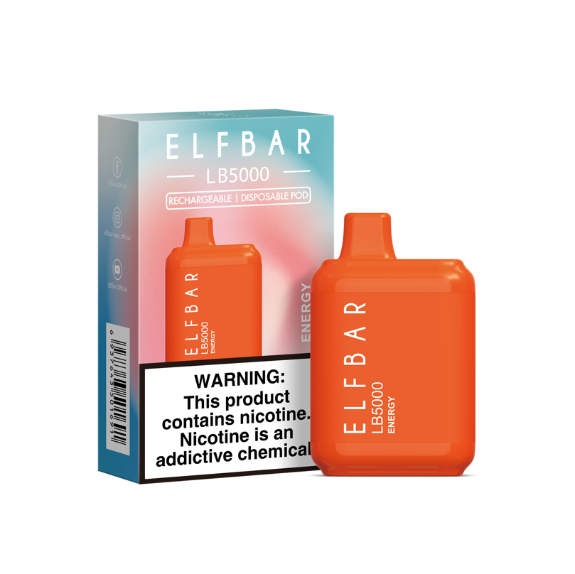 Elf Bar LB5000 - Pod Descartável - 5000 puffs 650mAh (Recarregável) - Imagem 7