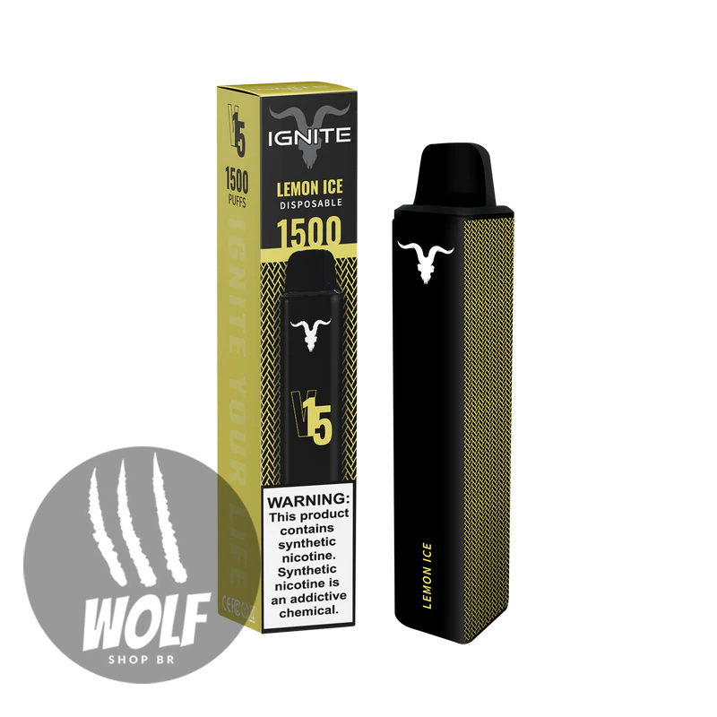 Ignite V15 Lemon Ice Pod Descartável 1500 Puffs