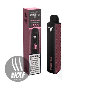 Ignite V15 Strawberry Shake Pod Descartável 1500 Puffs