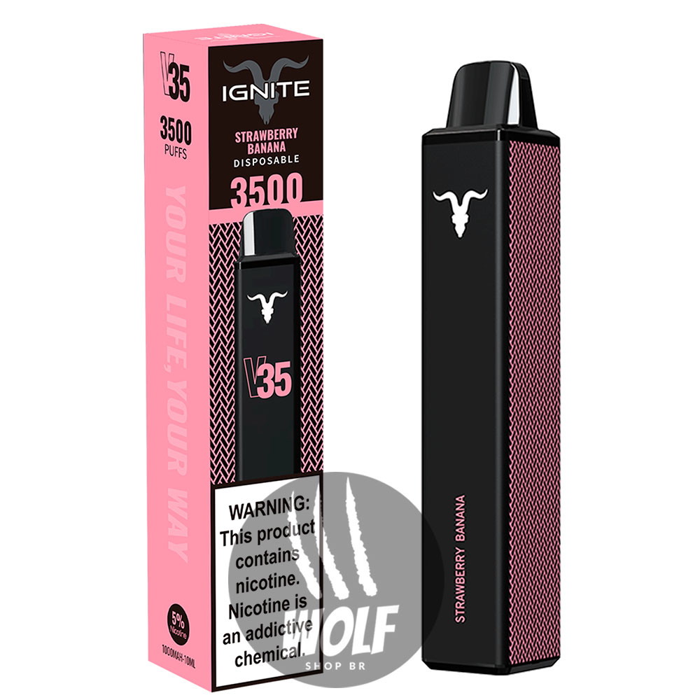 IGNITE V35 - 3500 Puffs - Pod Descartável - 1000 mAh - Imagem 9