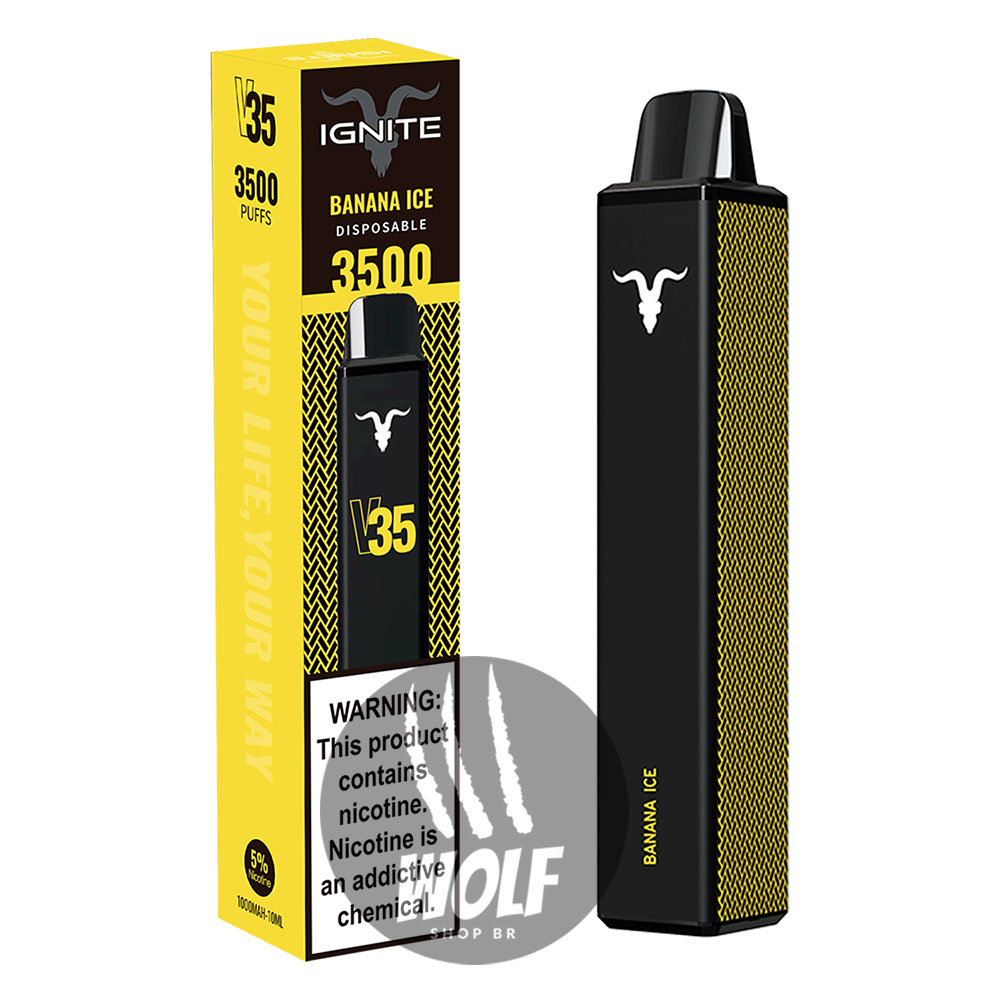 IGNITE V35 - 3500 Puffs - Pod Descartável - 1000 mAh - Imagem 2