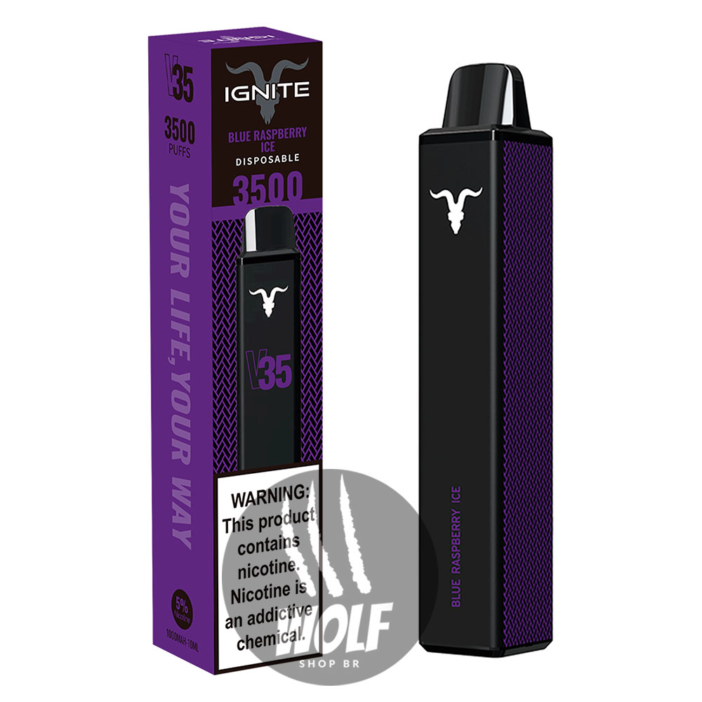 IGNITE V35 - 3500 Puffs - Pod Descartável - 1000 mAh - Imagem 3