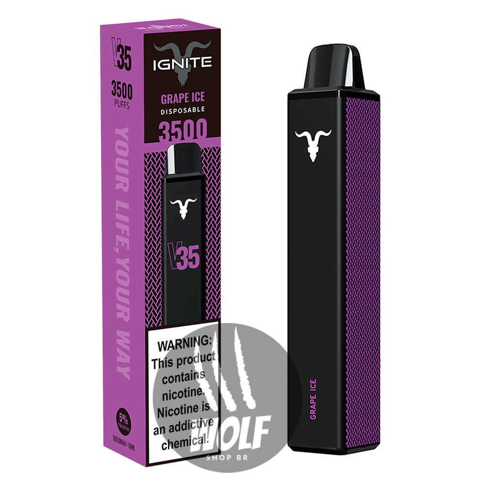 IGNITE V35 - 3500 Puffs - Pod Descartável - 1000 mAh - Imagem 5