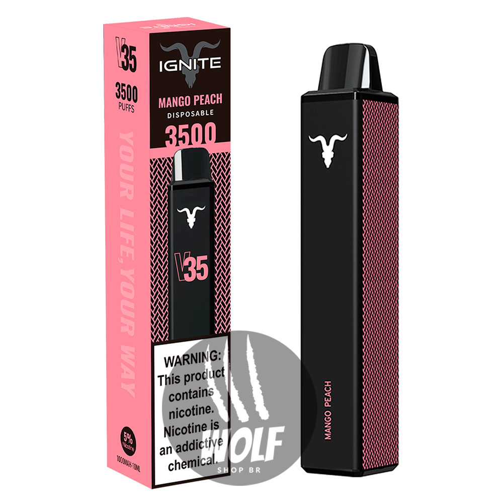 IGNITE V35 - 3500 Puffs - Pod Descartável - 1000 mAh - Imagem 7