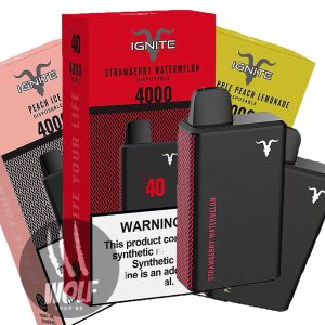 Ignite V40 Pod Descartável Recarregável 4000 Puffs