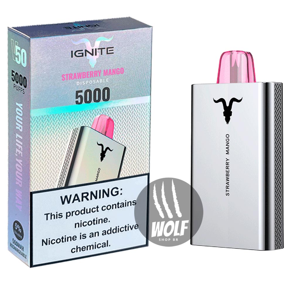 IGNITE V50 - 5000 Puffs - Pod Descartável - 650 mAh - Imagem 10