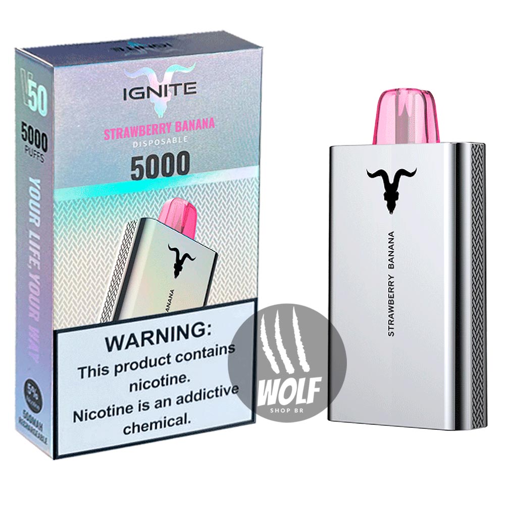 IGNITE V50 - 5000 Puffs - Pod Descartável - 650 mAh - Imagem 9