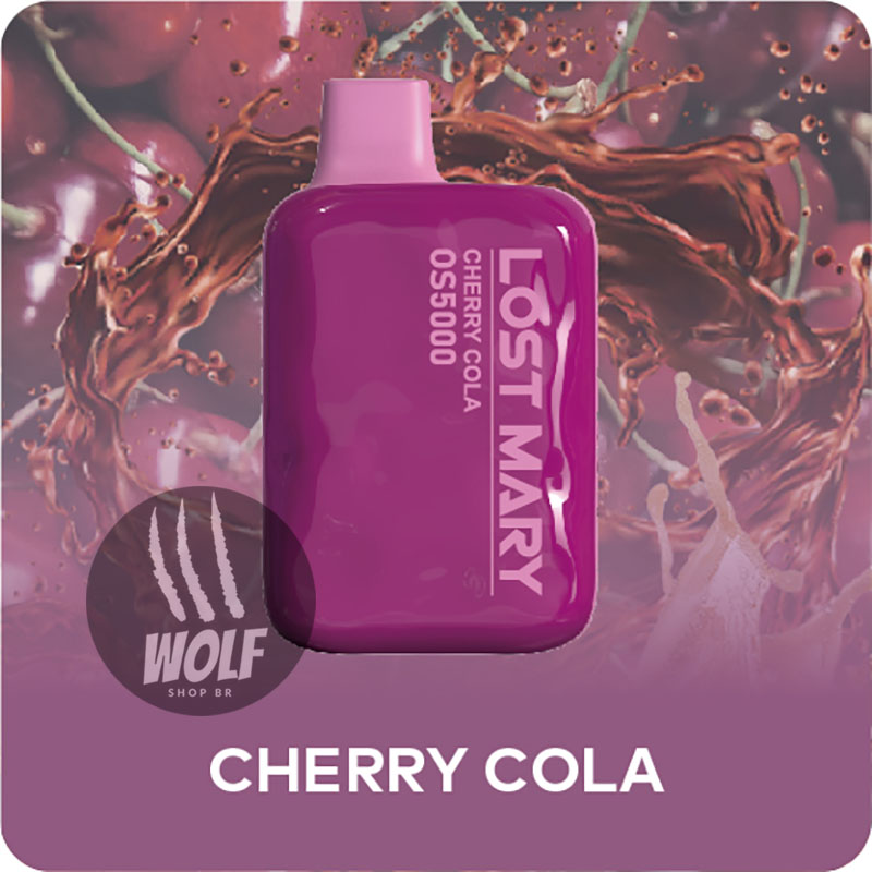 Lost Mary OS5000 Cherry Cola Pod Descartável 5000 Puffs