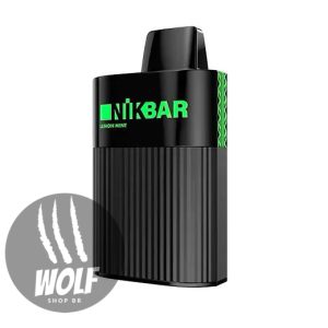 Nikbar 6000 Puffs Lemon Mint Pod Descartável