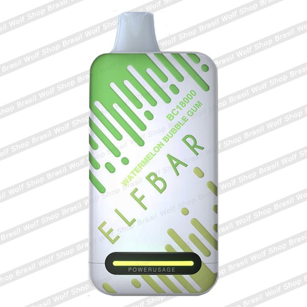 Pod Descartável Elf Bar BC18000 18000 Puffs Watermelon Bubble Gum na Wolf