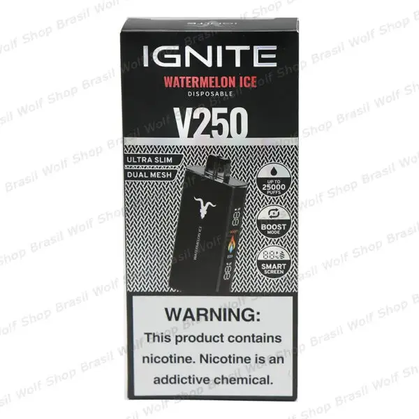 Pod-Descartável-IGNITE-V250-Watermelon-Ice-na-Wolf