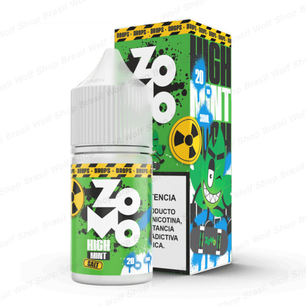Nic Salt ZOMO Vape Straw Drops High Mint na Wolf Shop