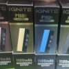 Cores da Bateria IGNITE P100 Pro na Wolf Shop Brasil
