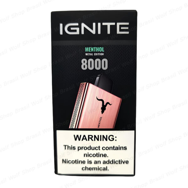 Caixa Pod Descartável IGNITE V80 Rose na Wolf Shop Brasil