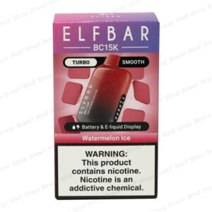 Pod Descartável Elf Bar BC15K 15000 Puffs Watermelon Ice na Wolf Shop Brasil