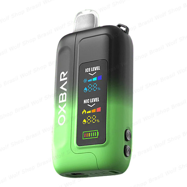 Pod Descartável OXBAR Ice Nic Control Green Apple na Wolf Shop Brasil