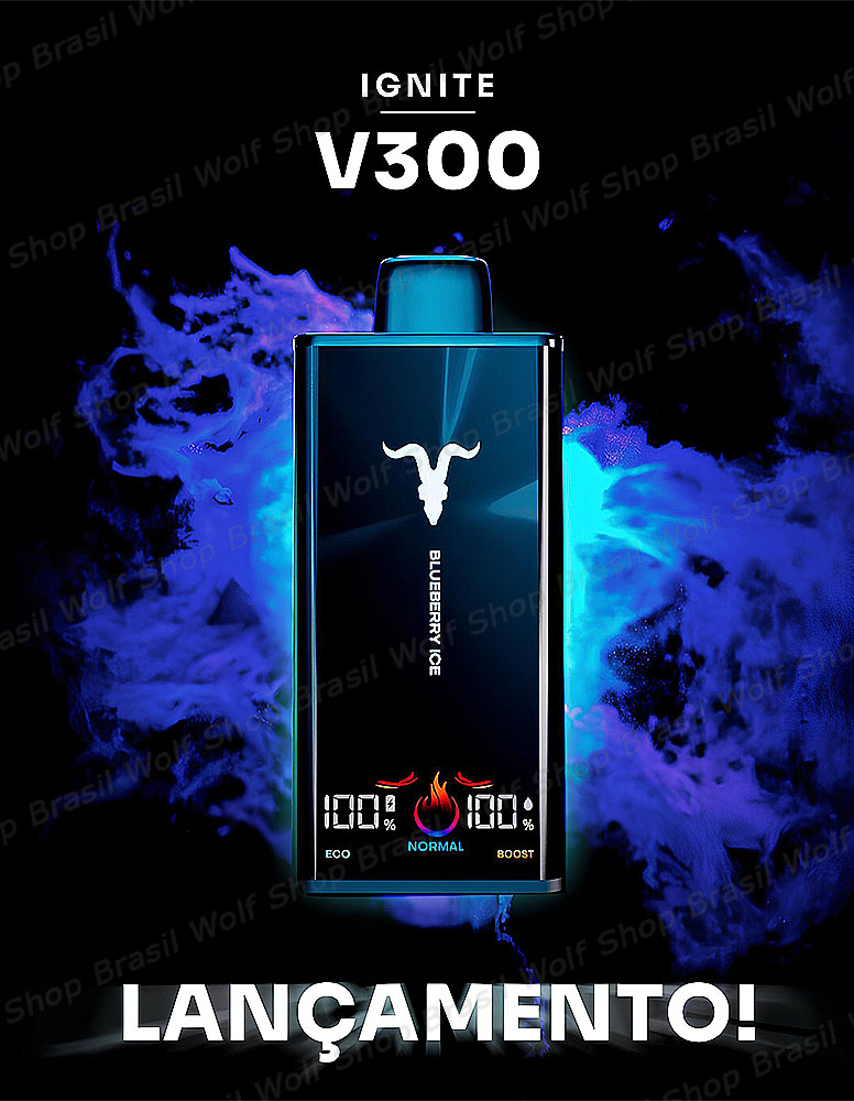 AD Pod Descartável IGNITE V300 30000 Puffs na Wolf Shop Brasil
