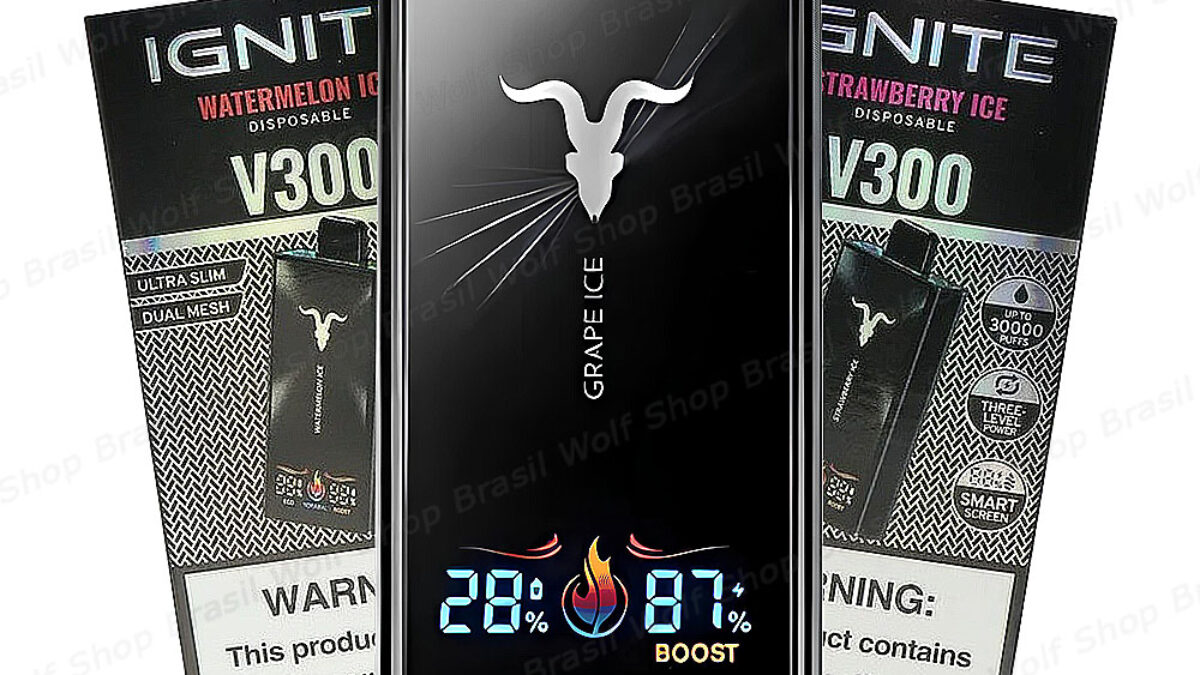 IGNITE V300 - 30000 Puffs - Pod Descartvel | Wolf Shop Brasil IGNITE V300 - 30000 Puffs - Pod Descartvel | Wolf Shop Brasil