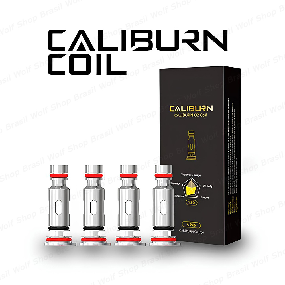 AD Bobina Coil Caliburn KOKO GK2 1.2 OHM UWELL na Wolf Shop Brasil