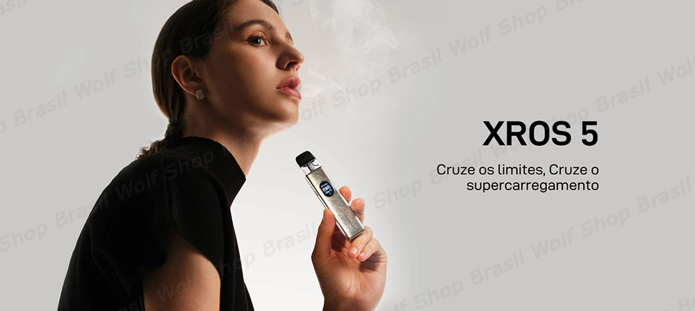 Banner Pod System Vaporesso XROS 5 na Wolf Shop Brasil