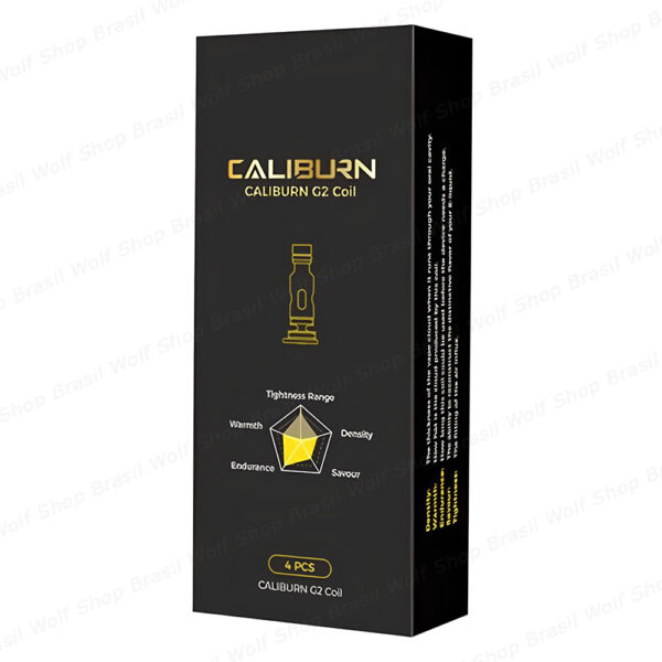 Caixa Bobina Coil Caliburn KOKO GK2 1.2 OHM UWELL na Wolf Shop Brasil