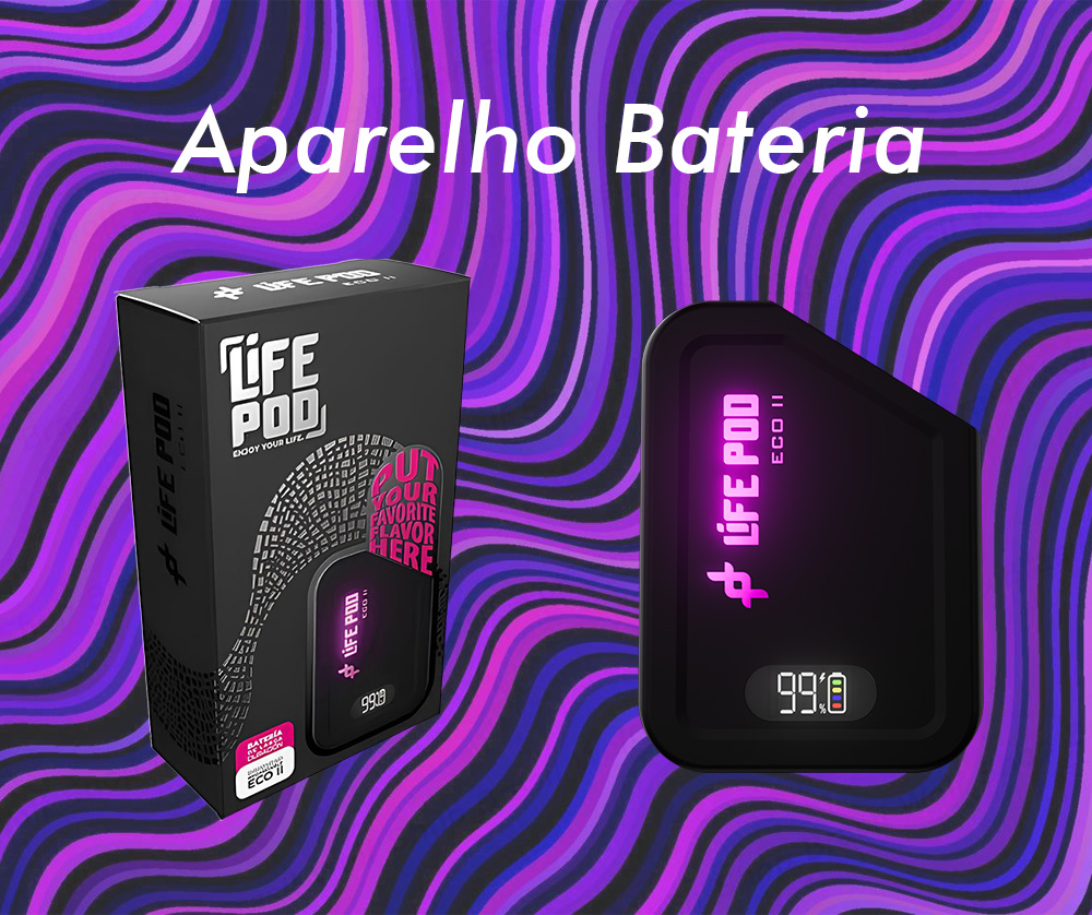 AD Aparelho Bateria Nano POD LIFE 2 na Wolf Shop Brasil