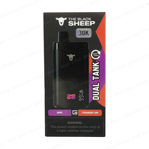 Pod Descartável The Black Sheep 30K Dual Tank Grape & Strawberry Kiwi na Wolf Shop Brasil