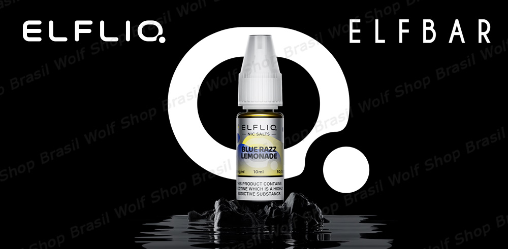 Banner Líquido Elfliq da Elf Bar NicSalt 30ml e 35mg na Wolf Shop Brasil