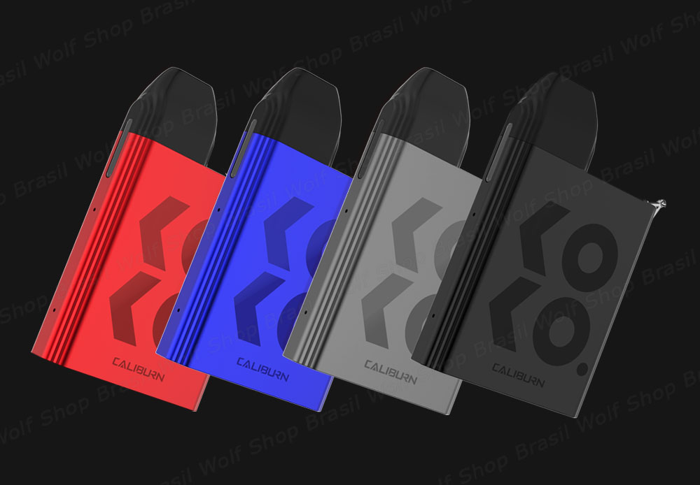 Cores Pod System UWELL Caliburn KOKO na Wolf Shop Brasil