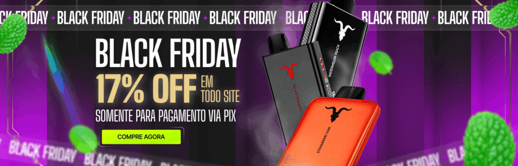 Banner Web Black Friday 17% em todo o site!