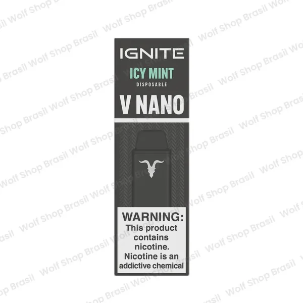 IGNITE V-NANO 1000 Puffs Ice Mint na Wolf Shop Brasil