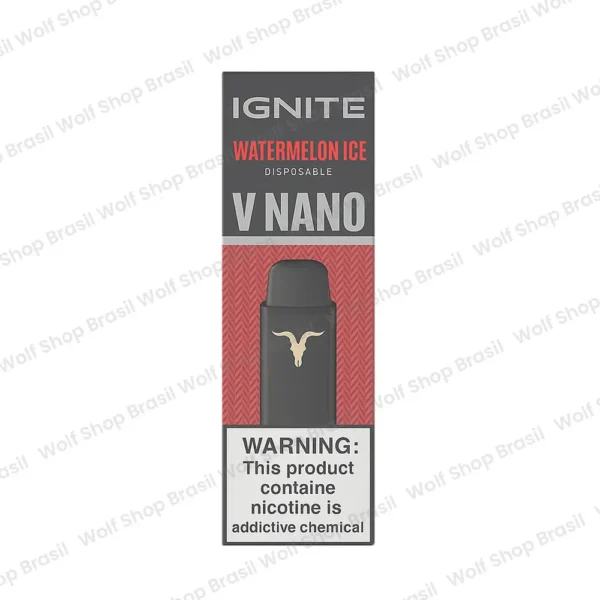 IGNITE V-NANO 1000 Puffs Watermelon Ice na Wolf Shop Brasil