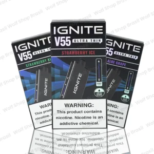 IGNITE V55 Ultra THIN 5500 puffs na Wolf Shop Brasil