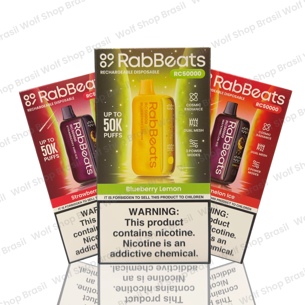 RabBeats RC50K 50000 puffs na Wolf Shop Brasil
