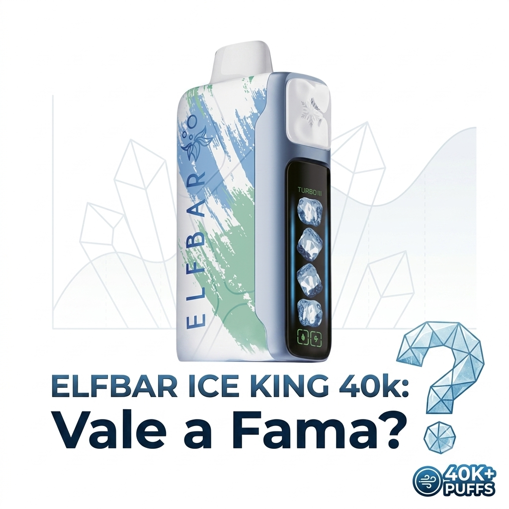 capa post ELFBAR Ice King 40k Vale a fama