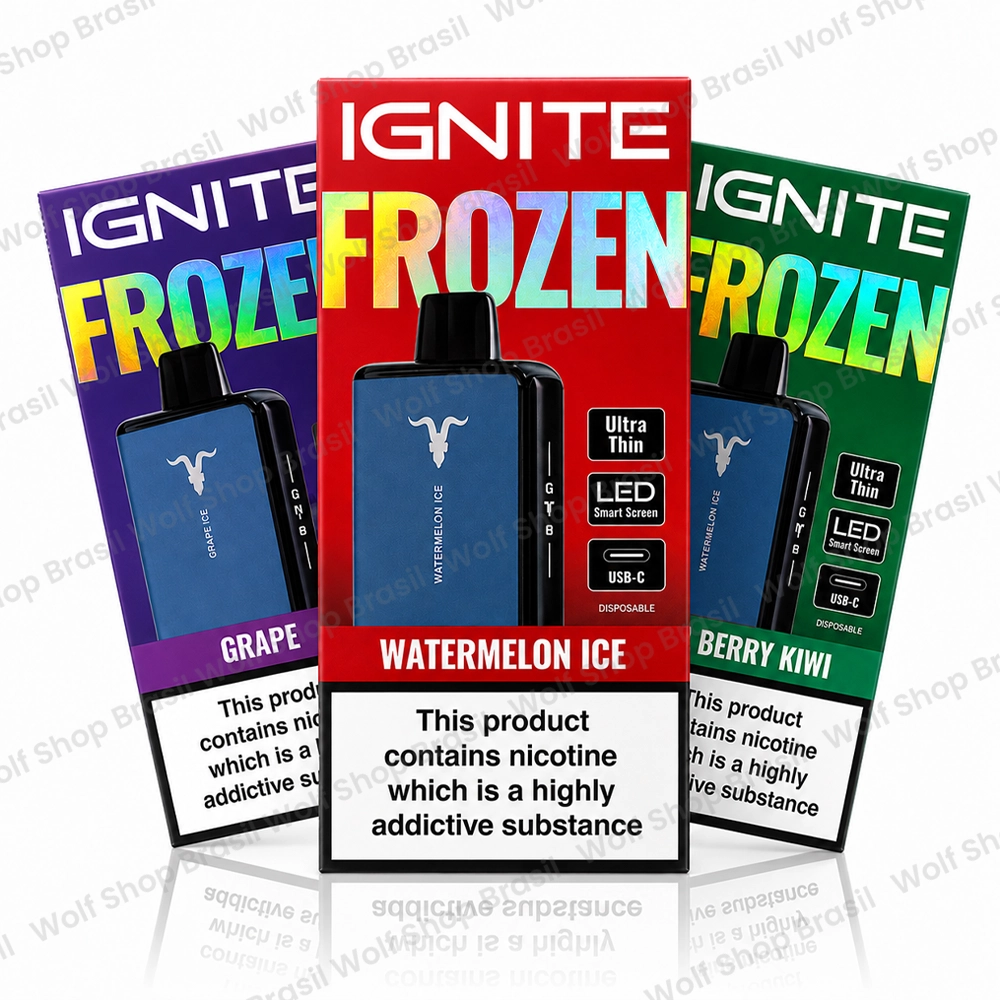 IGNITE FROZEN ULTRA THIN 20K puffs na Wolf Shop Brasil