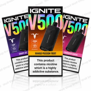 IGNITE V500 50k puffs na Wolf Shop Brasil