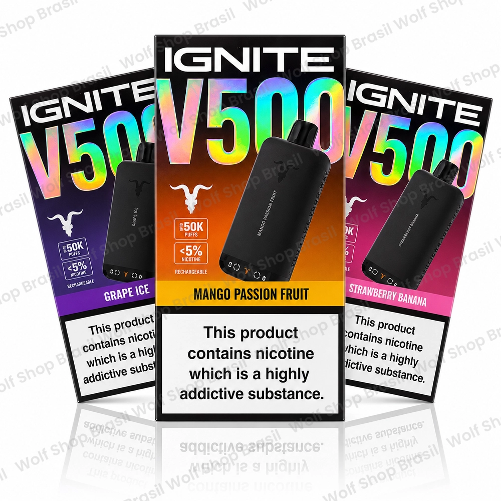 IGNITE V500 50k puffs na Wolf Shop Brasil