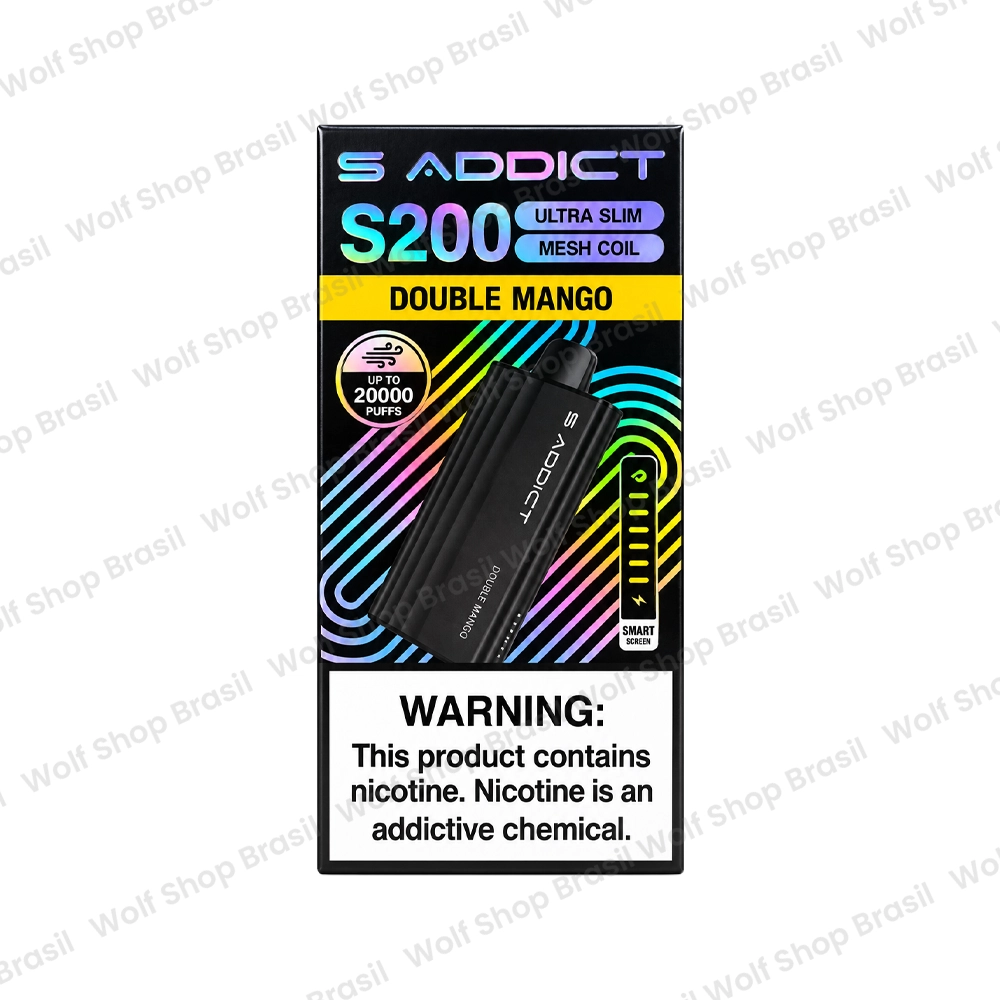 Sex Addict S200 20k Puffs Double Mango na Wolf Shop Brasil